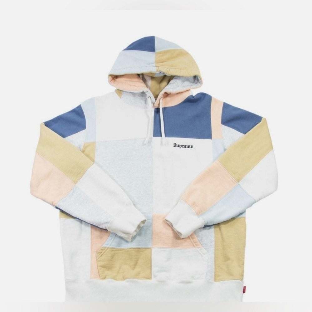 Rare Supreme NYC Patchwork Hoodie- Small